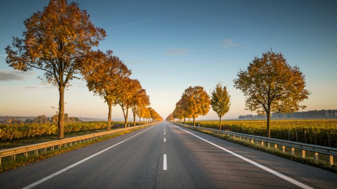 routes à parcourir en voiture